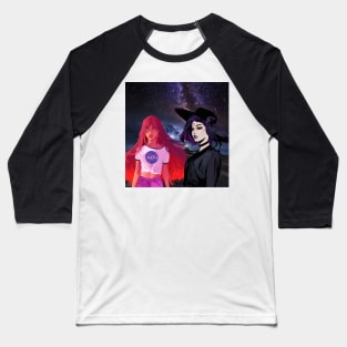 Raven and Starfire Midnight Baseball T-Shirt